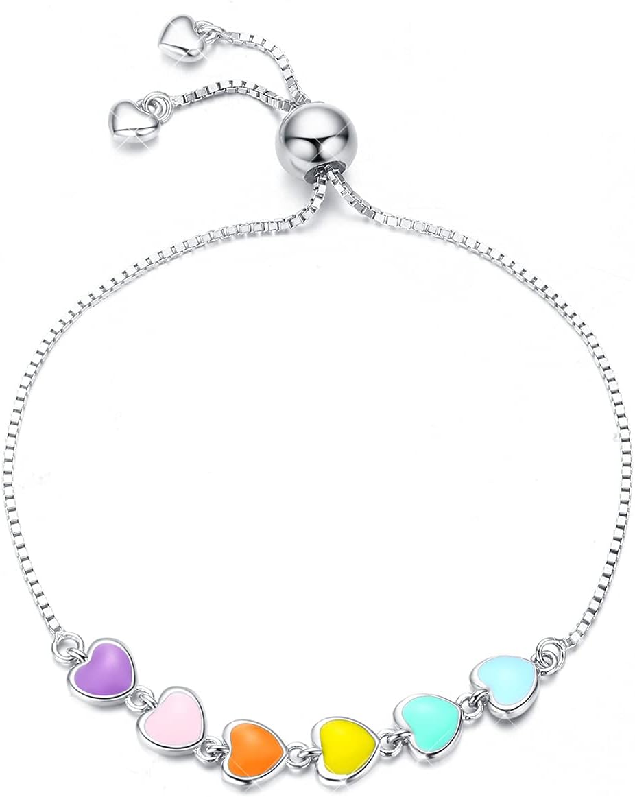 925 Sterling Silver Paw Print Charm Bracelet - Adjustable Pet Memorial Jewelry