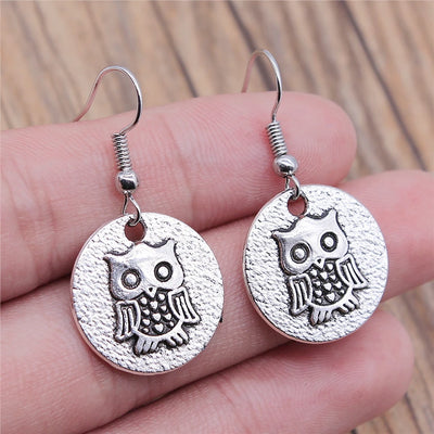 Vintage Women's Jewelry Wholesale Girls Birthday Party Classic Owl Dangle Earring Bohemian StyleEarrings For Women
