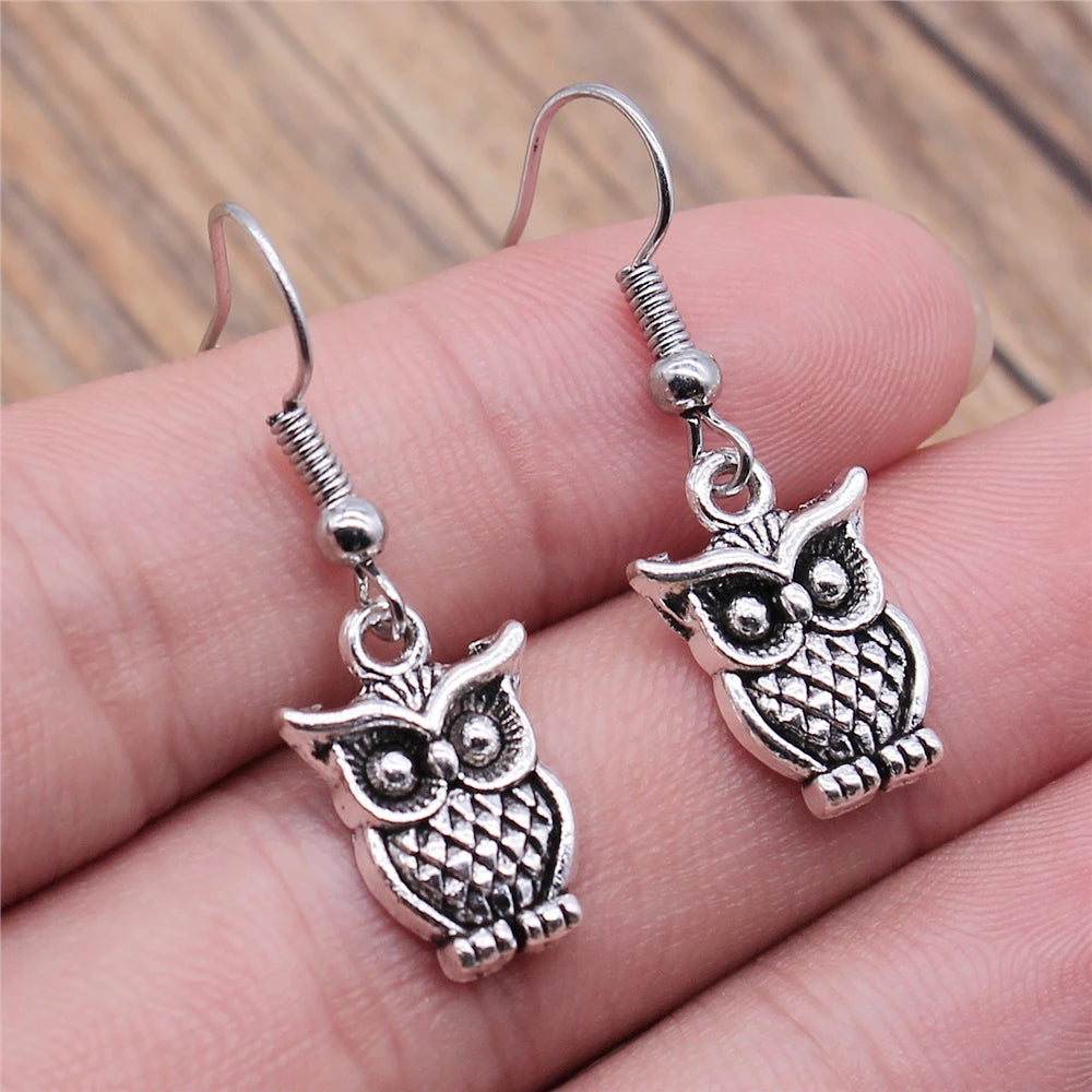 Vintage Women's Jewelry Wholesale Girls Birthday Party Classic Owl Dangle Earring Bohemian StyleEarrings For Women