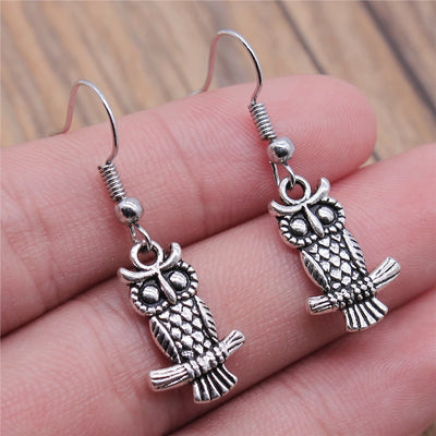 Vintage Women's Jewelry Wholesale Girls Birthday Party Classic Owl Dangle Earring Bohemian StyleEarrings For Women
